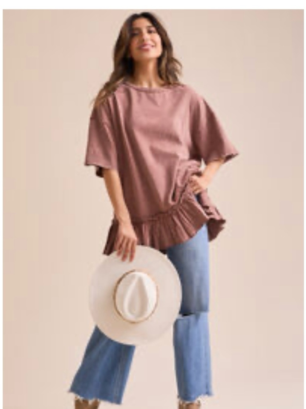 Altar’d State Erin Ruffle Tunic - Picture 3 of 6